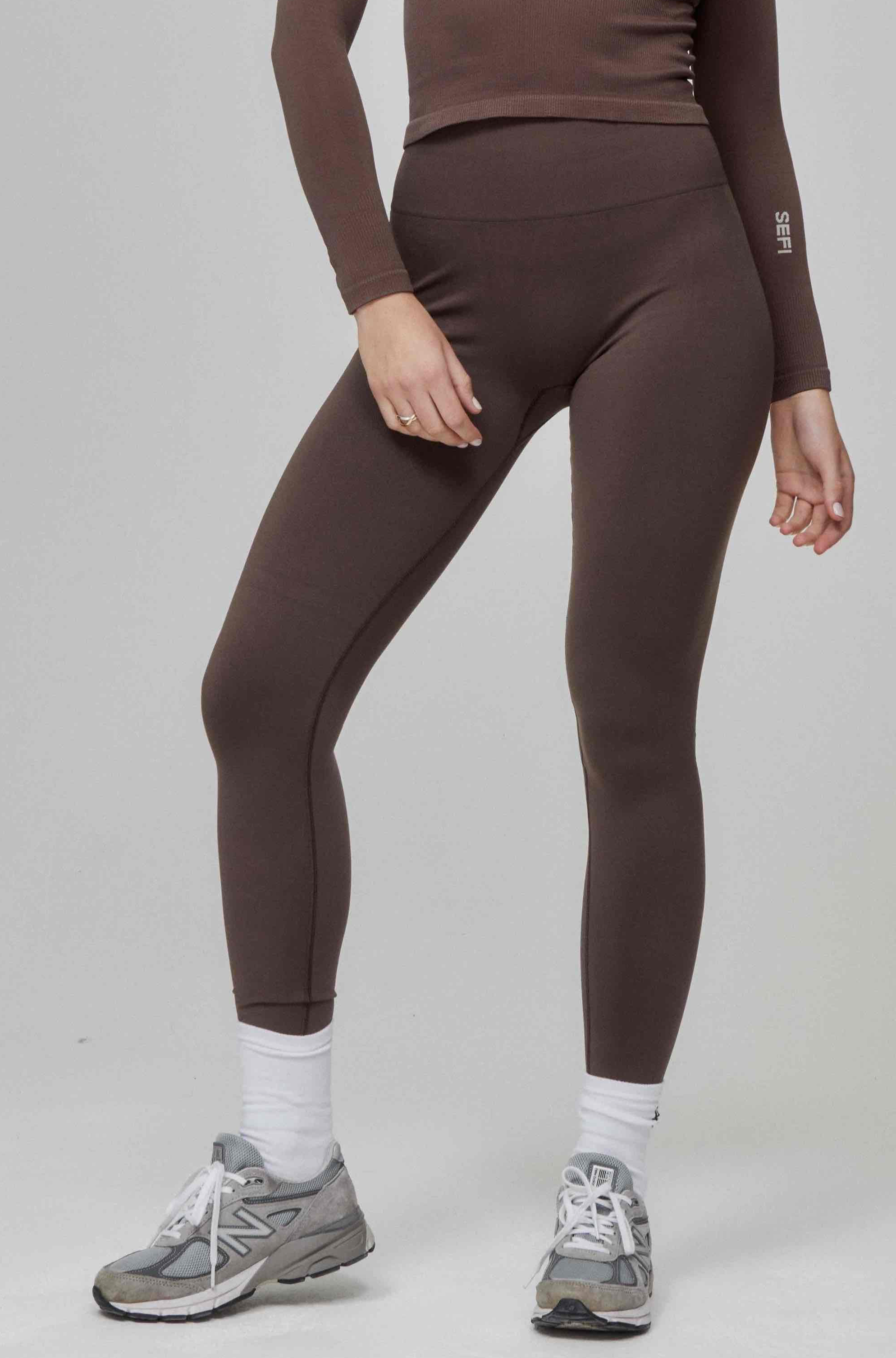 Timeless Leggings Full Length - Cocoa Brown
