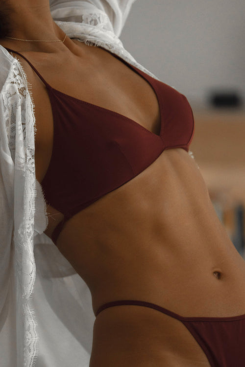 Effortless Triangle Bra - Ruby