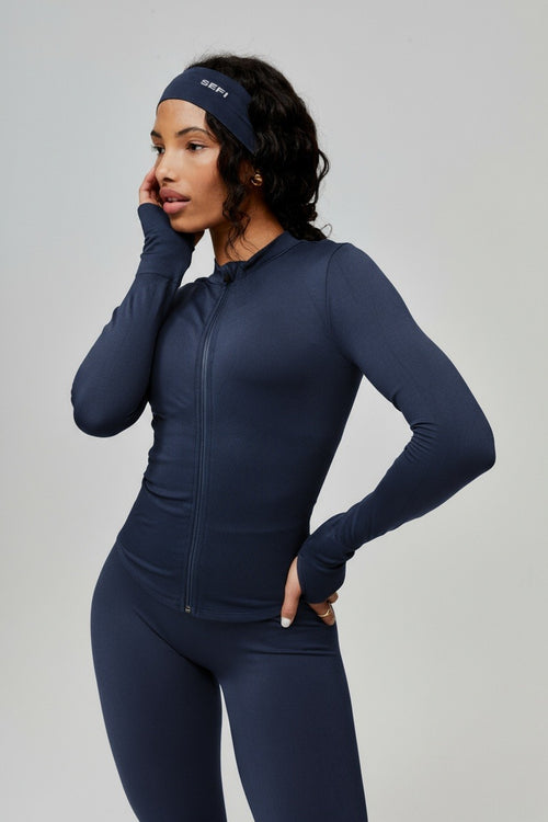 Timeless Zip Jacket - Deepsea Blue