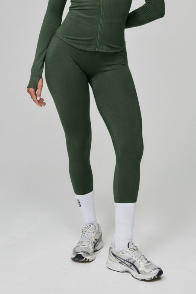 Timeless Leggings Full length - Forest Green