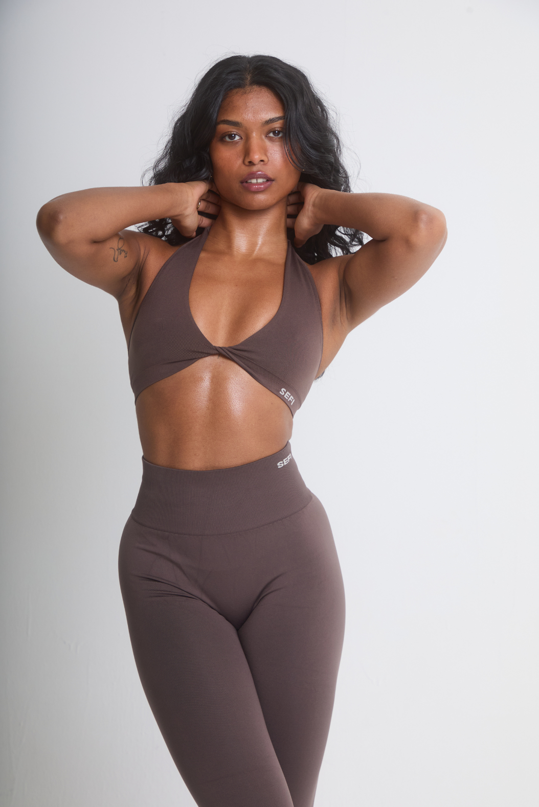 Timeless Halter Bra - Cocoa Brown – SEFI
