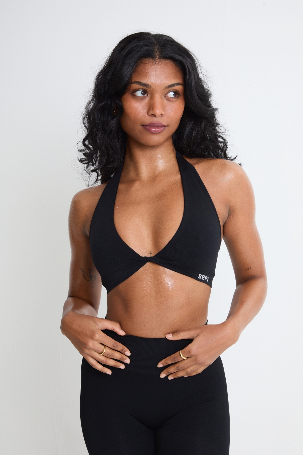 Timeless Halter Bra - Jet Black