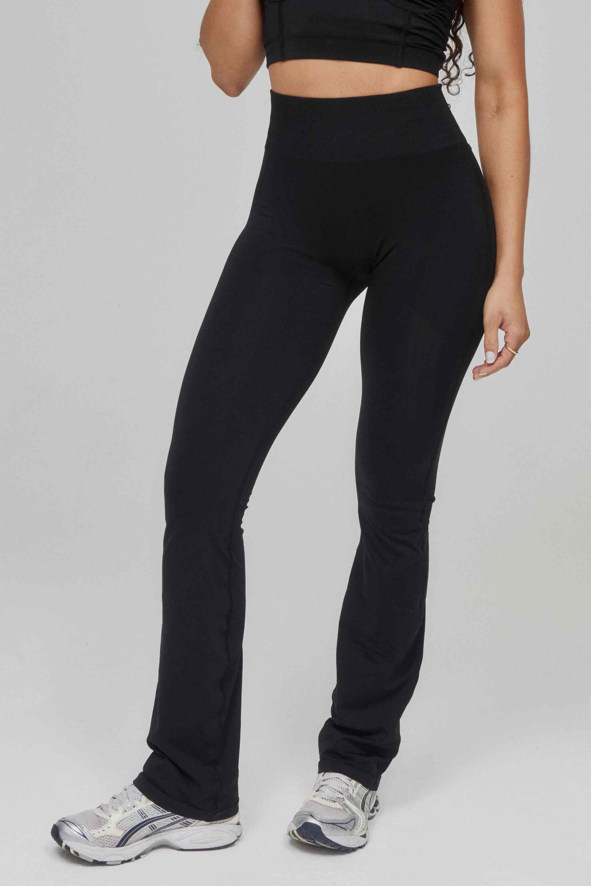 Butterluxe Contour Flared Leggings Full Length - Black