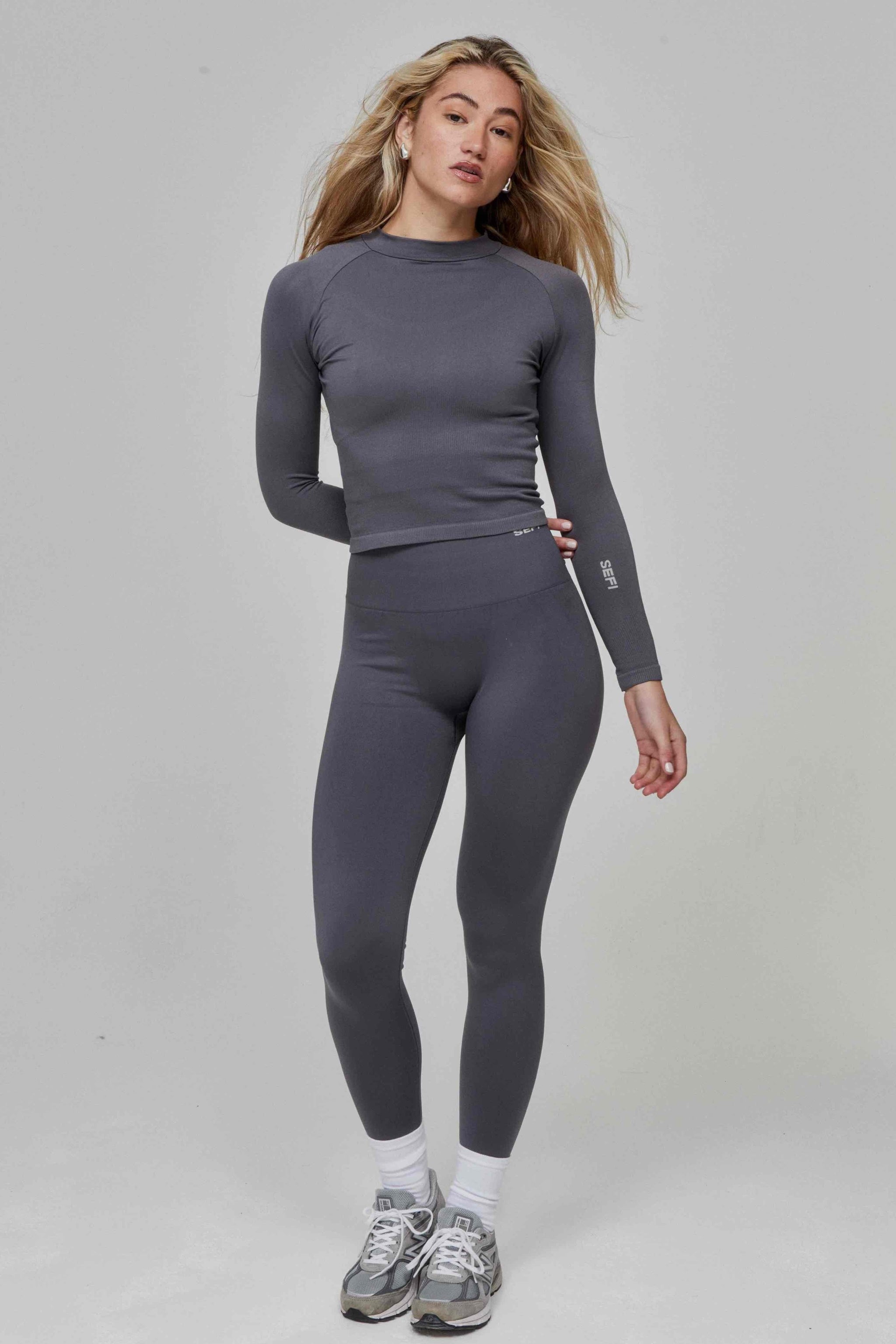 Timeless Leggings Full length - Charcoal – SEFI