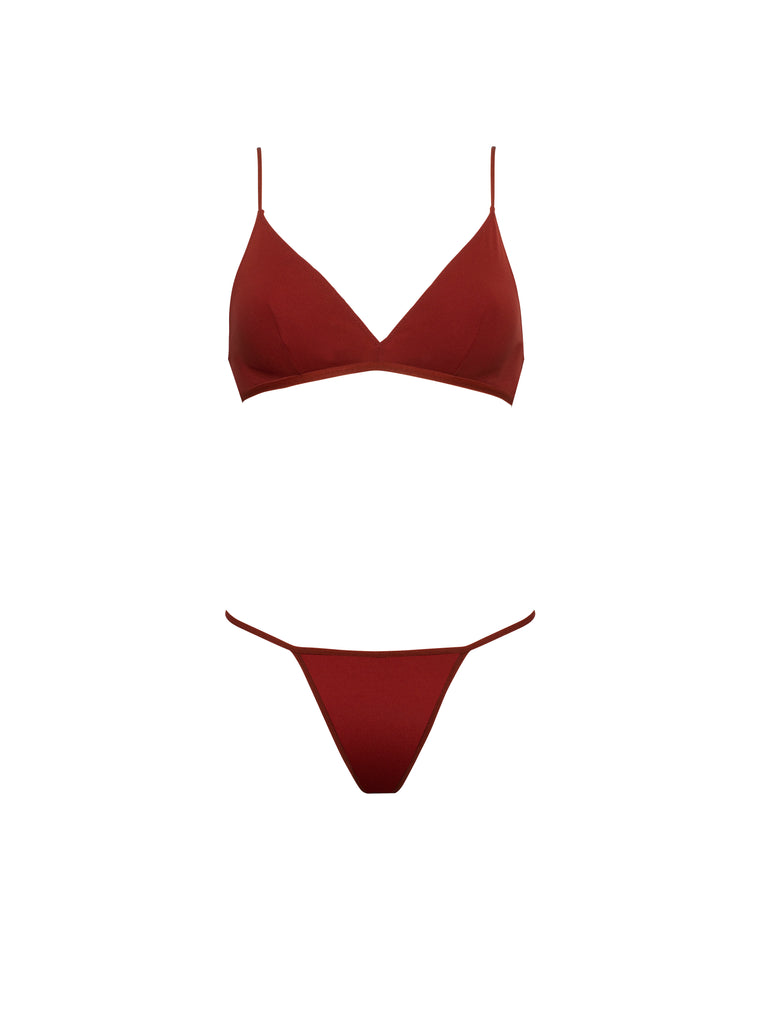 Effortless Triangle Bra - Ruby - SEFI