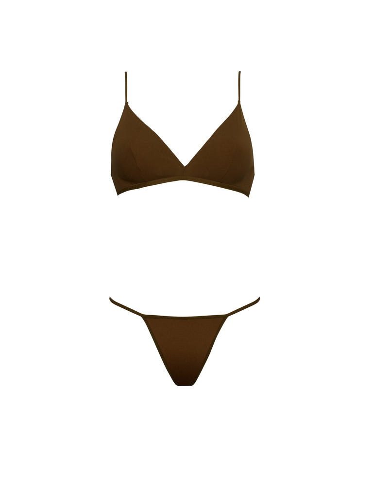 Effortless Triangle Bra - Goldstone - SEFI