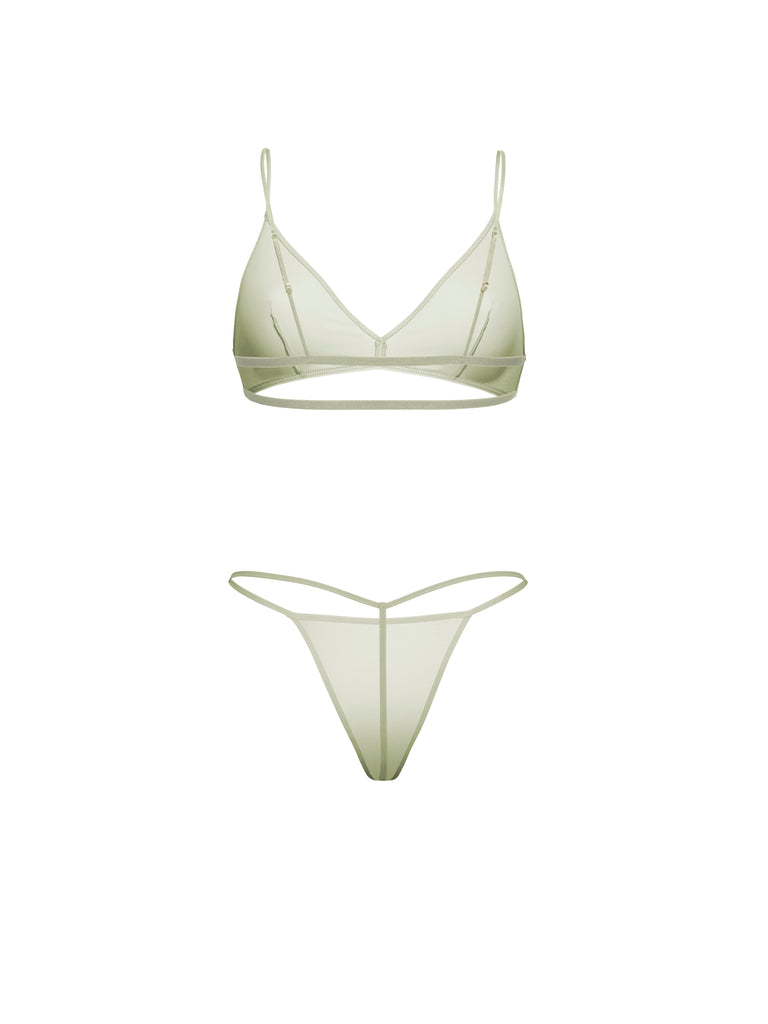 Effortless Triangle Bra - Aventurine - SEFI